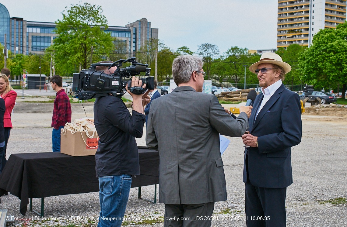 11. Mai 2017 - Grundsteinlegung für die LOGE und dem Kulturquadrat in Neuperlach
